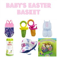Non-clutter and non-candy Easter basket ideas for all ages (babies, toddlers, and teens included) that don't cost a fortune!