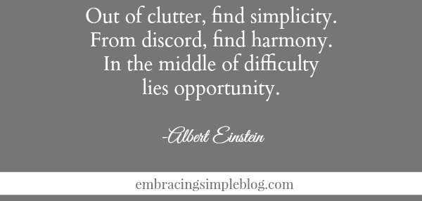 Simplified Cleaning Series: Declutter