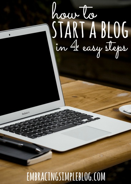 Thinking of starting a blog, but have no idea where to begin? This guide provides step-by-step details for how to start a blog in 4 easy steps!