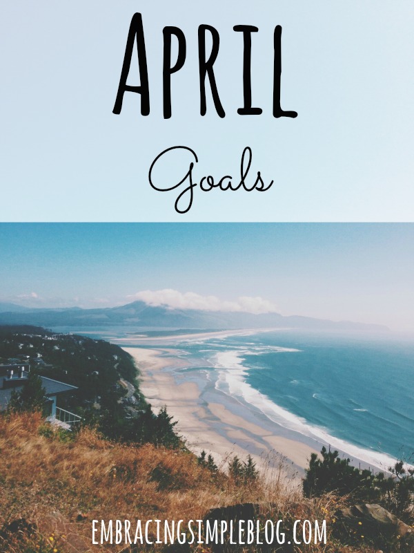 April Goals