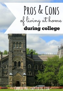 Pros And Cons Of Living At Home During College - Christina Tiplea