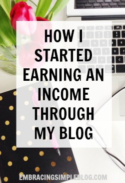 How I started earning an income from my blog! Sharing advice for how to earn an income from blogging in my June 2015 Blog Income Report.