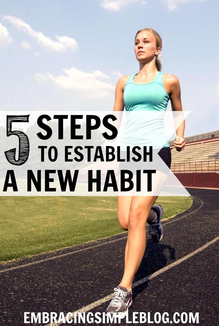 Do you want to incorporate a healthy habit into your lifestyle but are having a difficult time achieving your goal? It's not always easy to adopt a major change in your life, especially when it comes to establishing habits. Here are 5 steps to help you establish a new habit and actually stick with it!