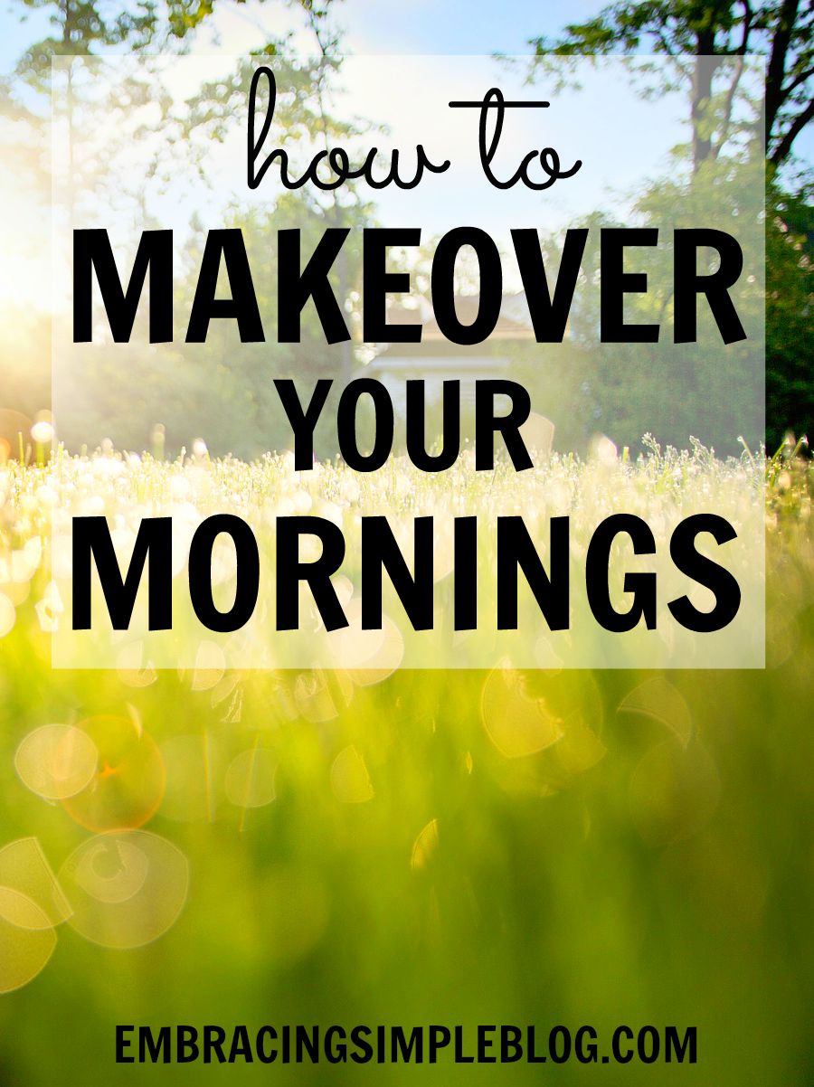 Are you tired of feeling rushed and stressed out in the mornings? Wish you could figure out how to get more done, have more organization in your life, and find time to spend on things you love? Revolutionize your productivity, streamline your routines, and invest your time in things that truly matter by learning how to makeover your mornings!