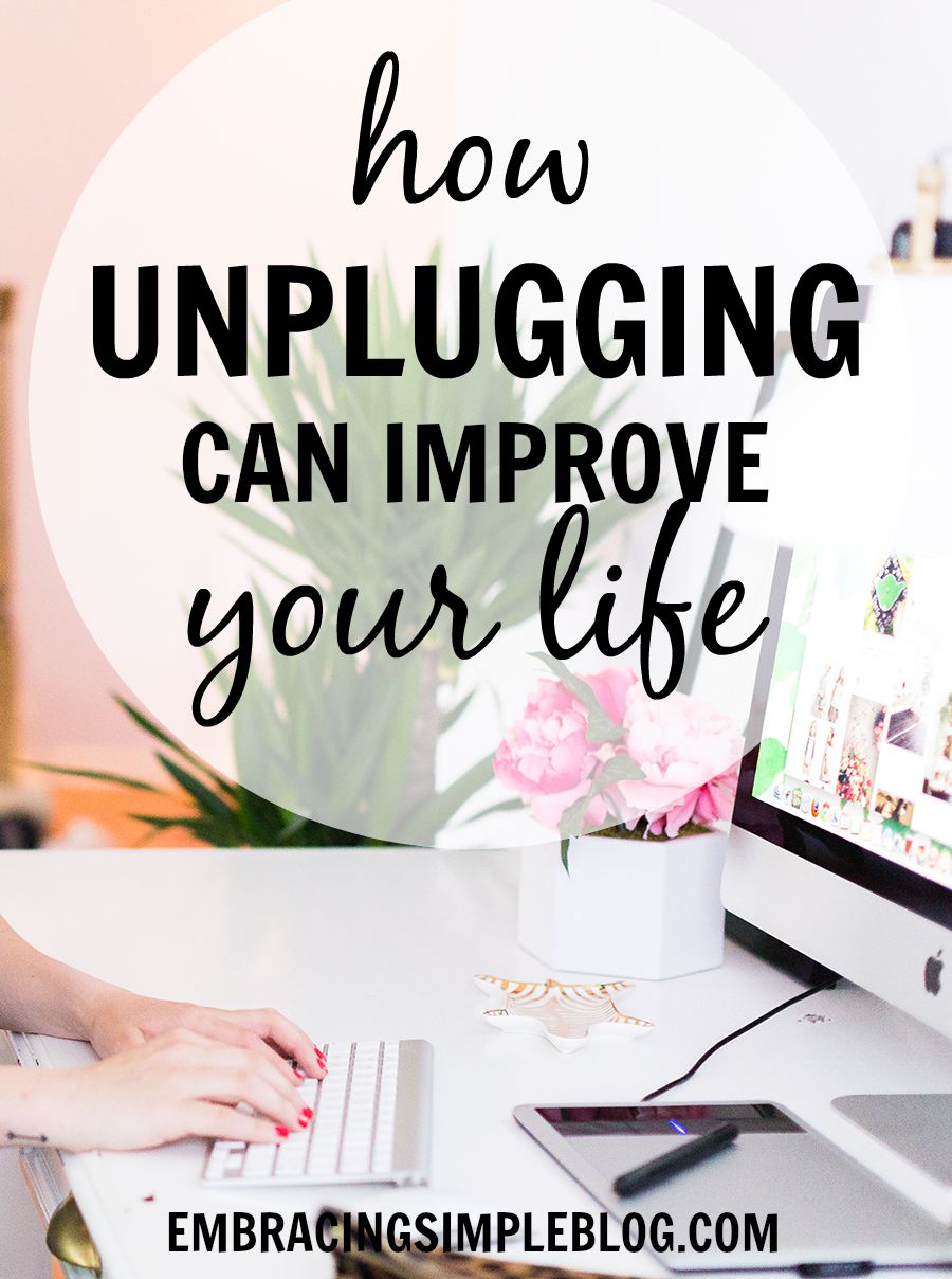 Do you have a tough time setting boundaries with how much you use technology? Then you need to read this to learn how unplugging can improve your life!