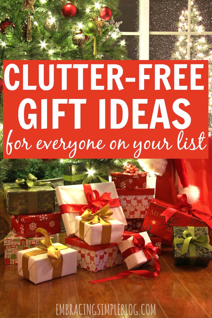 Tired of giving the same old gifts that just end up as clutter around the recipient's home? Don't miss the ultimate clutter-free gift guide for awesome gift ideas that you will be proud to give! This guide includes gifts for everyone on your list - women, men, babies, toddlers, children, and teenagers. It's a must-read!